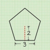 Calculer l'aire d'un pentagone