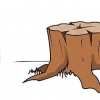Tuer une souche d'arbre