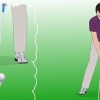 Tenir un club de golf