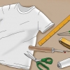 Couper un col en v dans un t-shirt