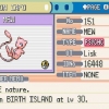 Obtenir mew dans pokémon fire red