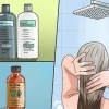 Enlever les pellicules avec du vinaigre
