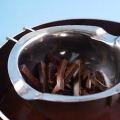Faire des boucles de chocolat