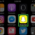 Réglez la minuterie sur snapchat