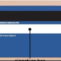 Signer une carte de crédit