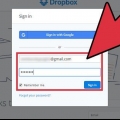 Supprimer un compte dropbox