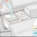 Nettoyer une machine à laver avec de l'eau de javel