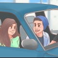 Embrasser dans une voiture