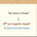 Dire mon nom est en français