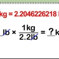 Convertir des livres (lb) en kilogrammes
