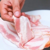 Bacon au four