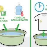 Enlever l'eau de javel des vêtements