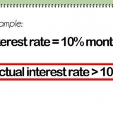 Calculer l'intérêt effectif