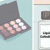 Faire une fausse cicatrice