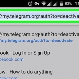Supprimer un compte telegram sur android