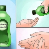 Utiliser de l'alcool à friction