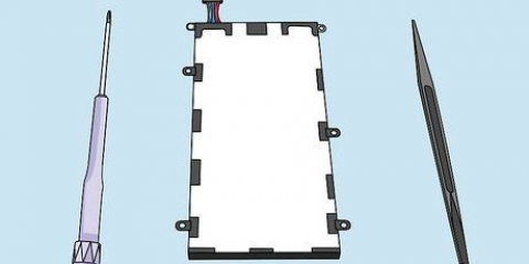 Retrait de la batterie d'une tablette samsung galaxy
