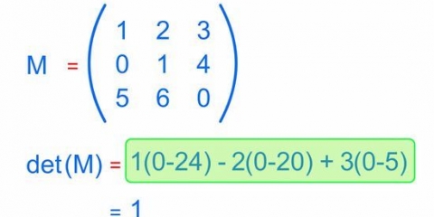 Trouver l'inverse d'une matrice 3x3