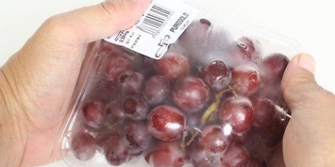 Laver les raisins