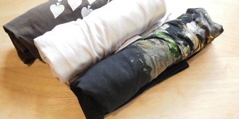 Plier des vêtements lorsque vous voyagez