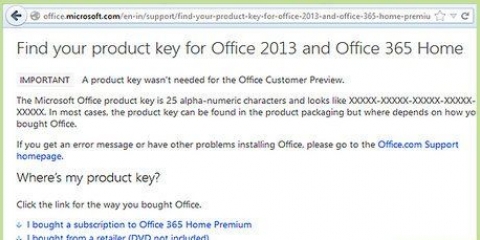 Installer microsoft office