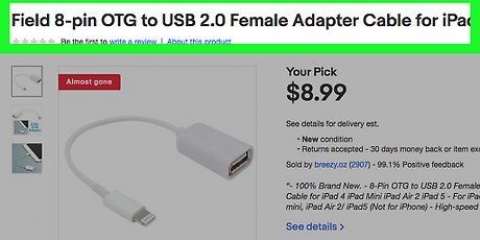 Connexion usb à un ipad