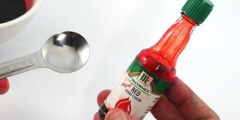 Faire différentes couleurs avec du colorant alimentaire