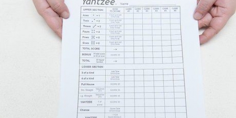 Jouer yahtzee