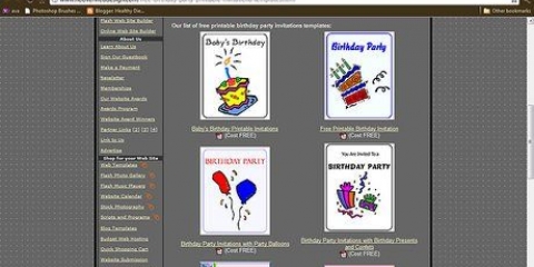 Faites vos propres invitations d'anniversaire
