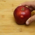 Couper une pomme en tranches